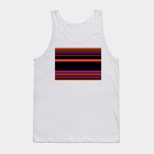 Halloween with style - elegant stripes in holiday colors Tank Top